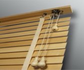 jaluzele orizontale din lemn cu lamela de 50mm retro